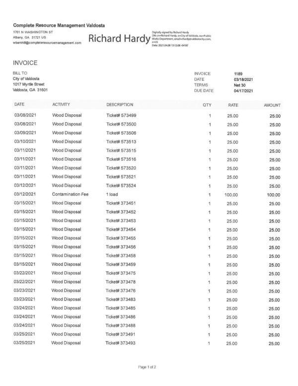 Invoice 2021-04-17