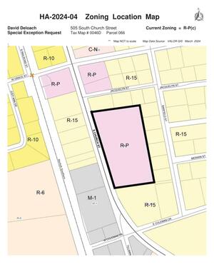 [Zoning Location Map]