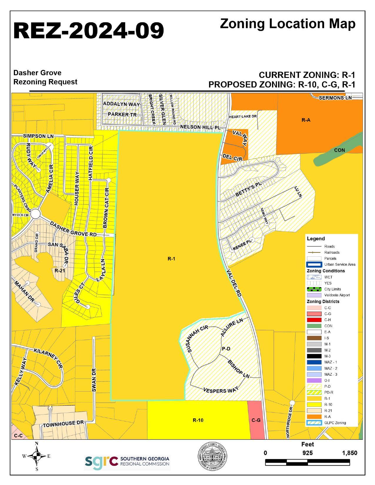 Zoning Location Map