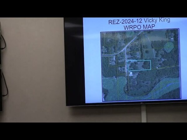 10. REZ-2024-12 Vicky King, 4829 Carter Lane, 0195 070, ~2.9 acres R-A to R-1