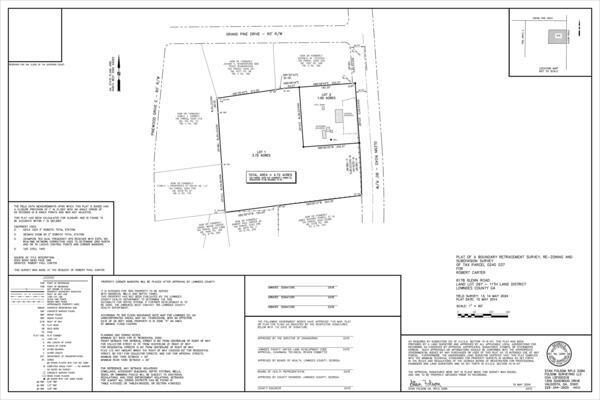 PLAT OF A BOUNDARY RETRACEMENT SURVEY, RE—ZONING AND SUBDIVISION SURVEY... FOR ROBERT CARTER