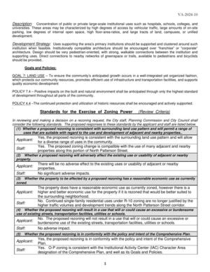 [Standards for the Exercise of Zoning Power (Review Criteria)]