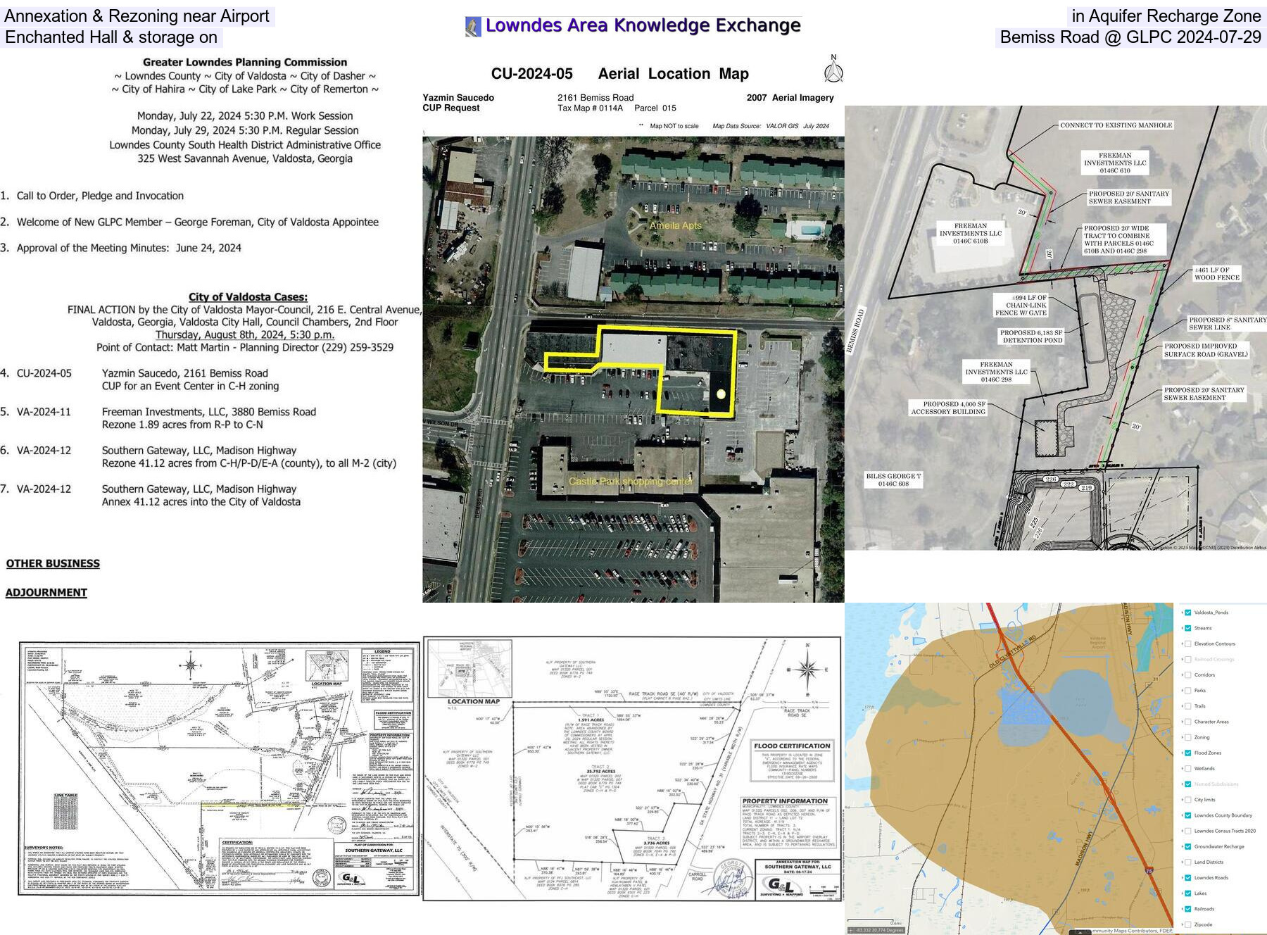 Two small Valdosta items and an annexation and rezoning @ GLPC 2024-07-29