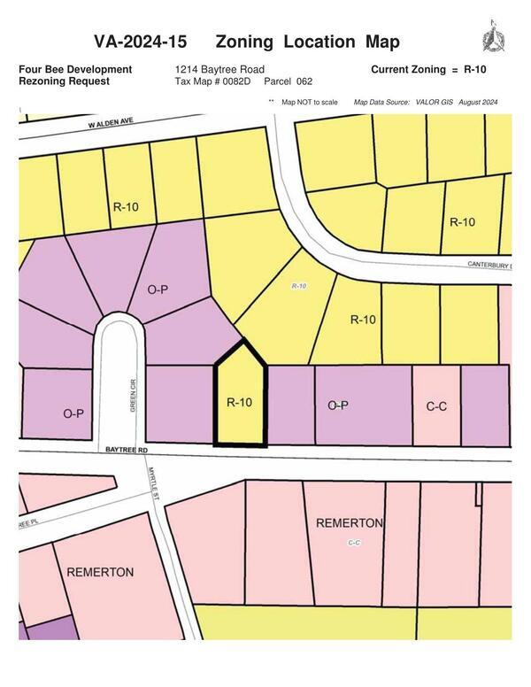 VA-2024-15 Zoning Location Map