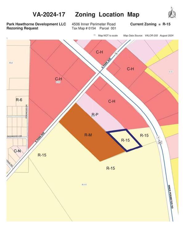 VA-2024-17 Zoning Location Map