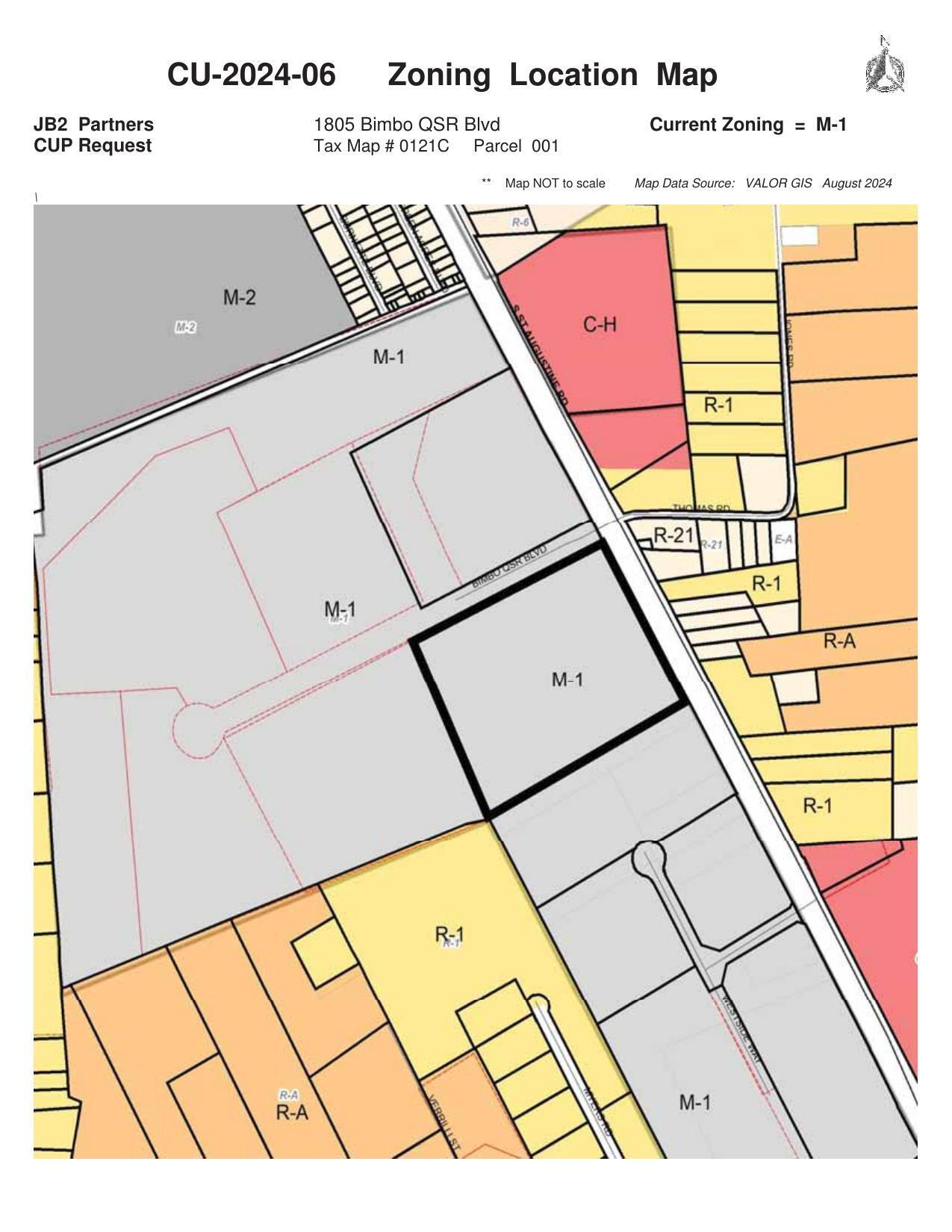 CU-2024-06 Zoning Location Map