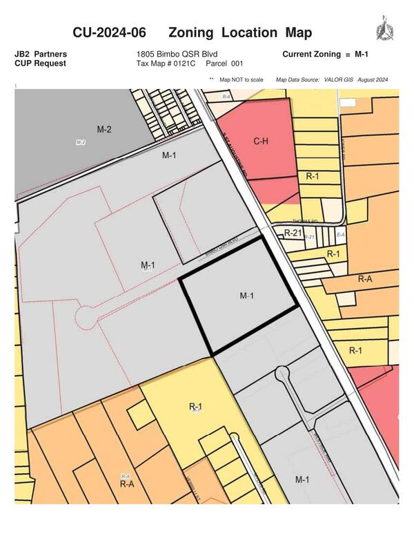 Zoning Location Map