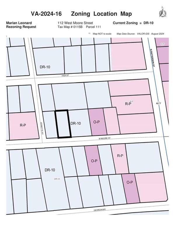 Zoning Location Map