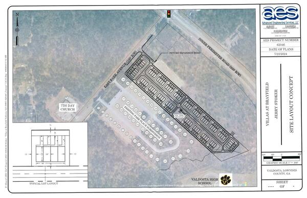 Site Layout Concept, Villas at Brayfield