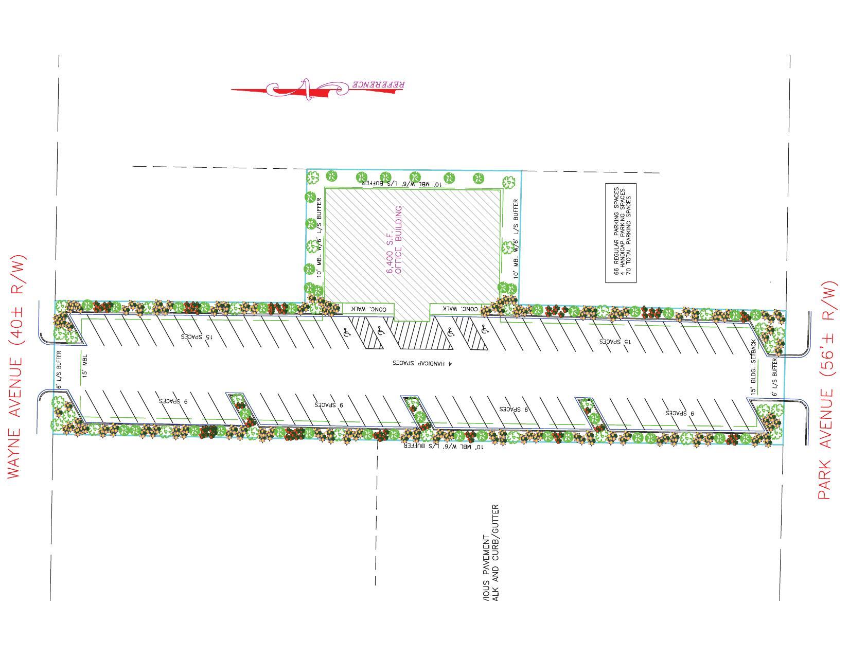 Map with Proposed Building