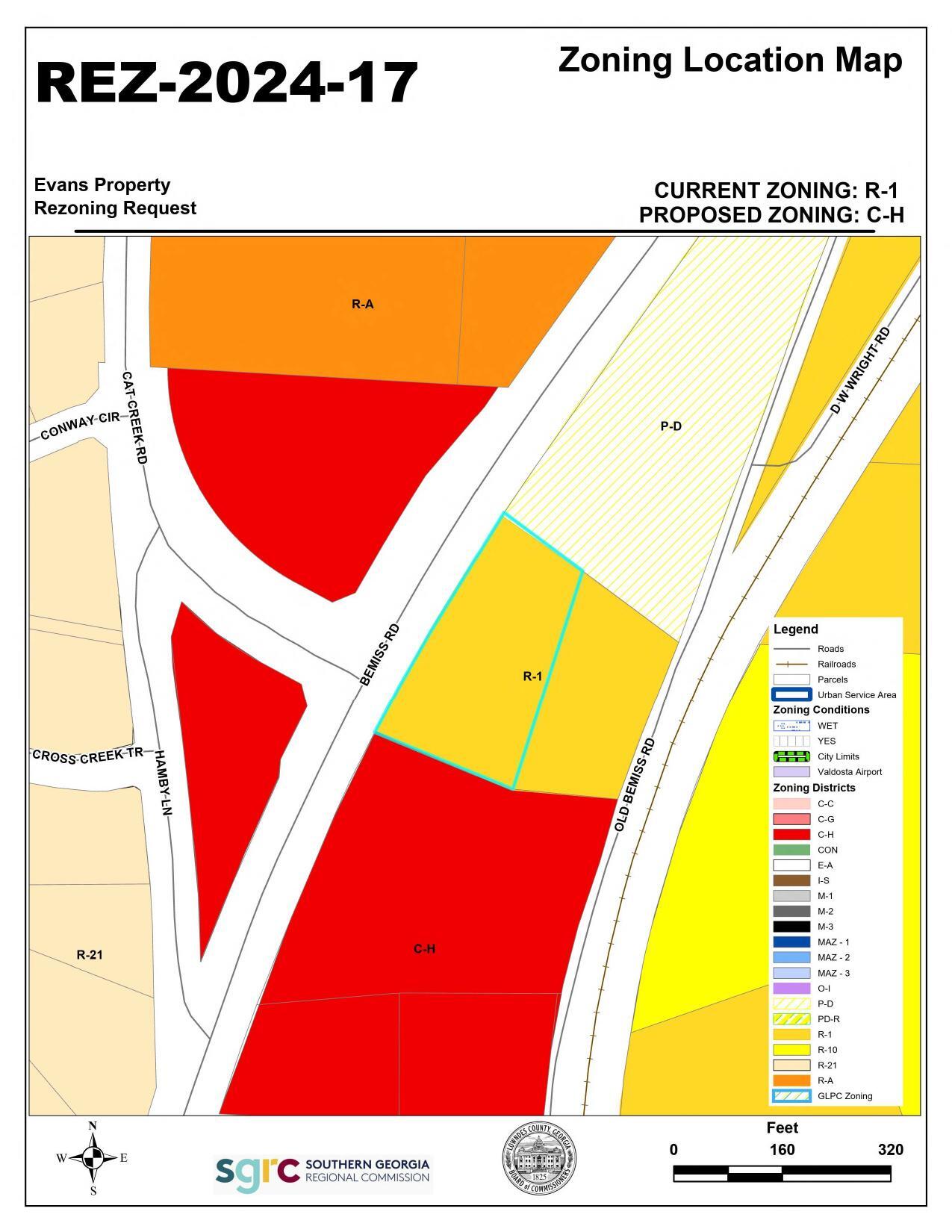 Zoning Location Map