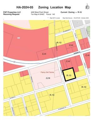 [Zoning Location Map]