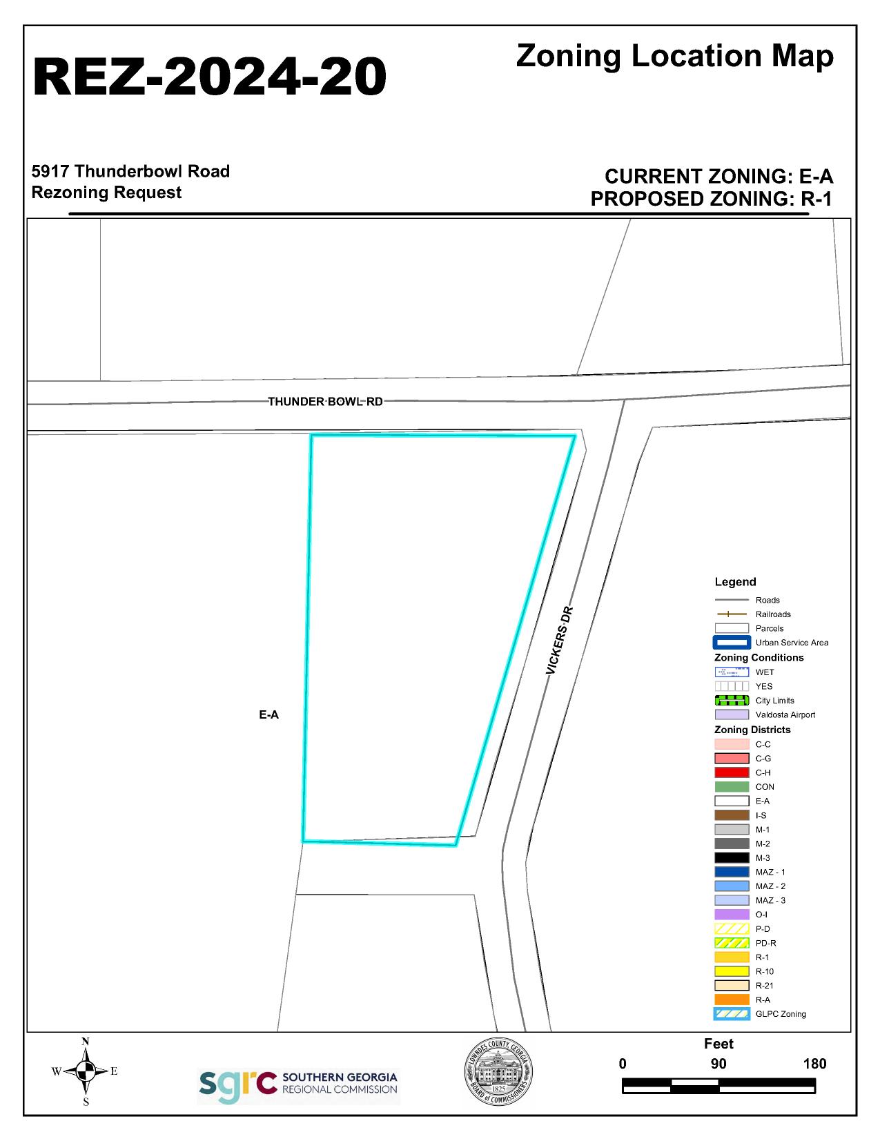 REZ-2024-20 Zoning Location Map