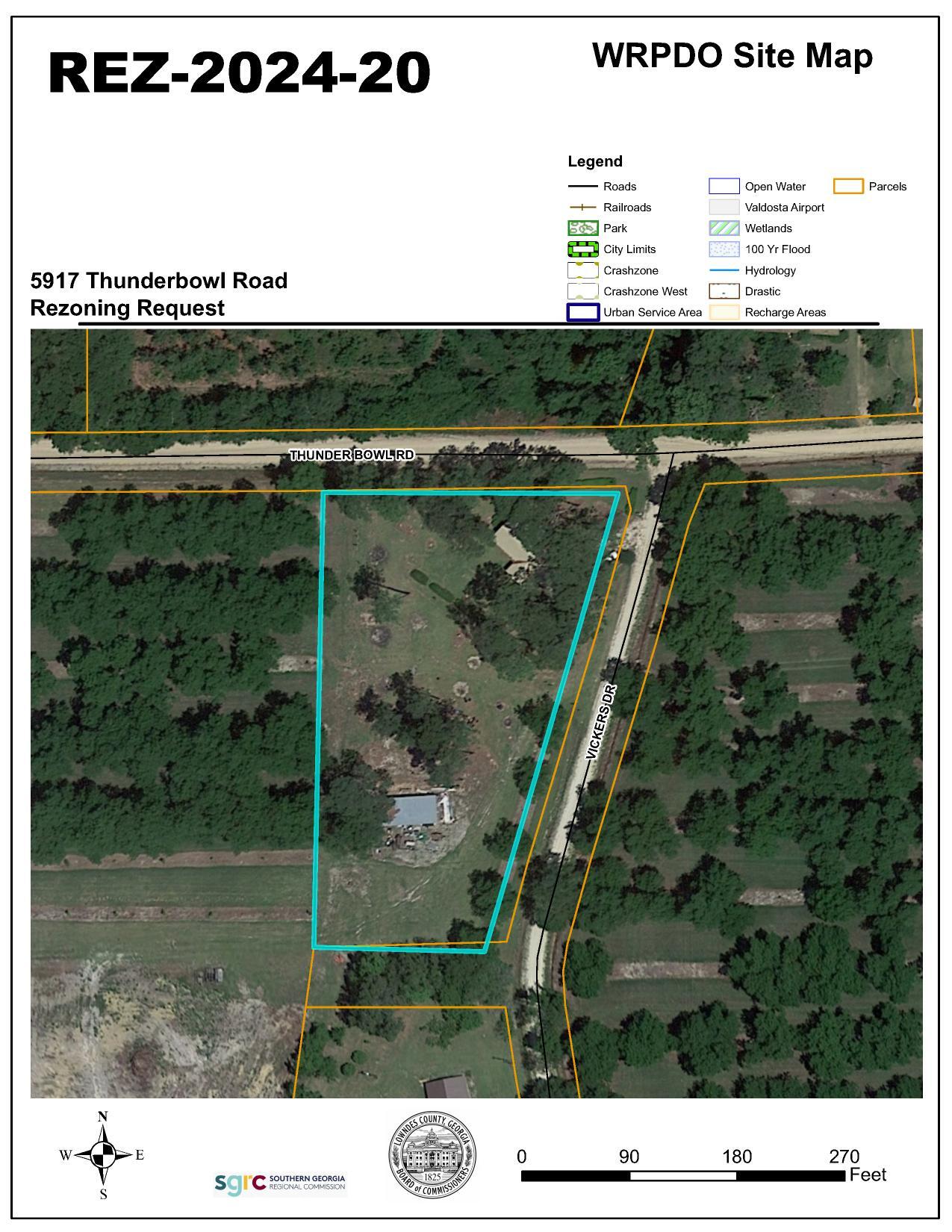 REZ-2024-20 WRPDO Site Map