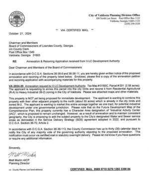 [Agenda-Item-4-0006 Letter from Valdosta City Planner to Lowndes County Commissioners]