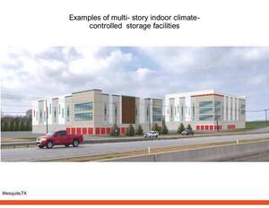 [Examples of multi- story indoor climate-controlled storage facilities: Mesquite, TX]