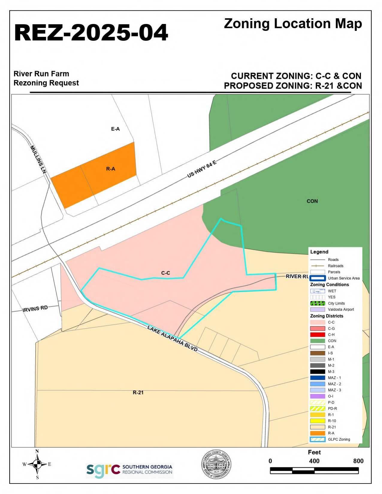 Zoning Location Map