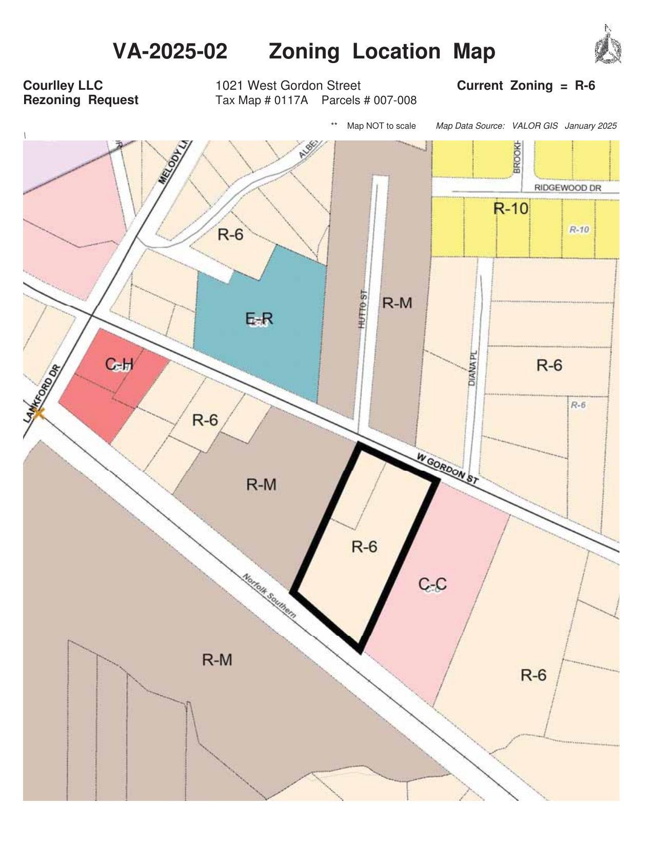 Zoning Location Map