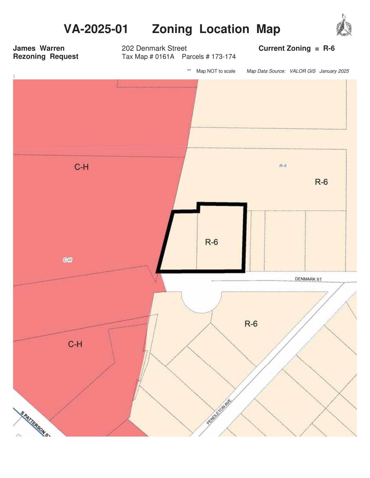 Zoning Location Map