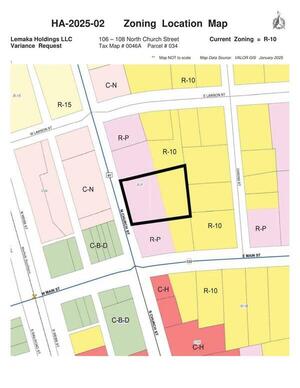 [Zoning Location Map]