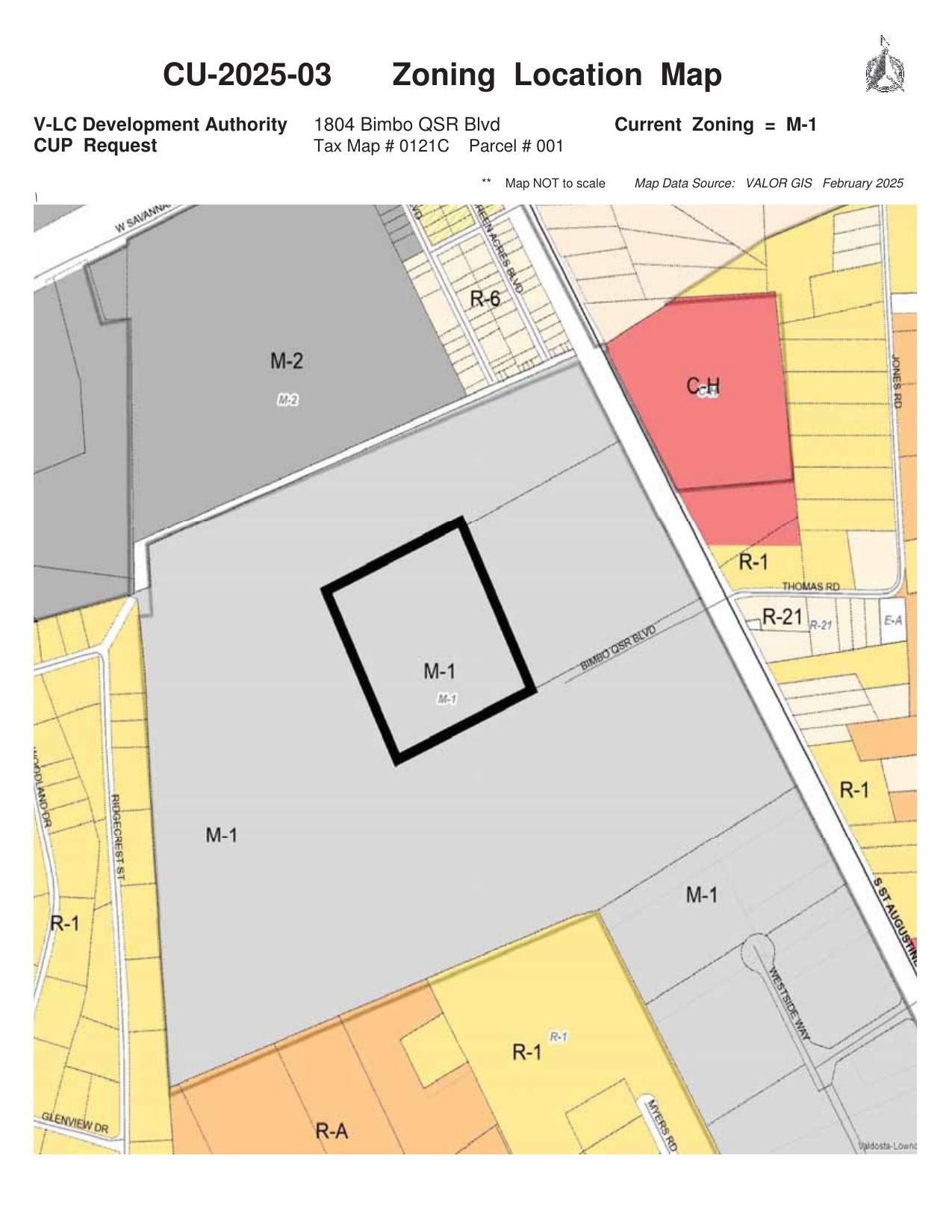 Zoning Location Map