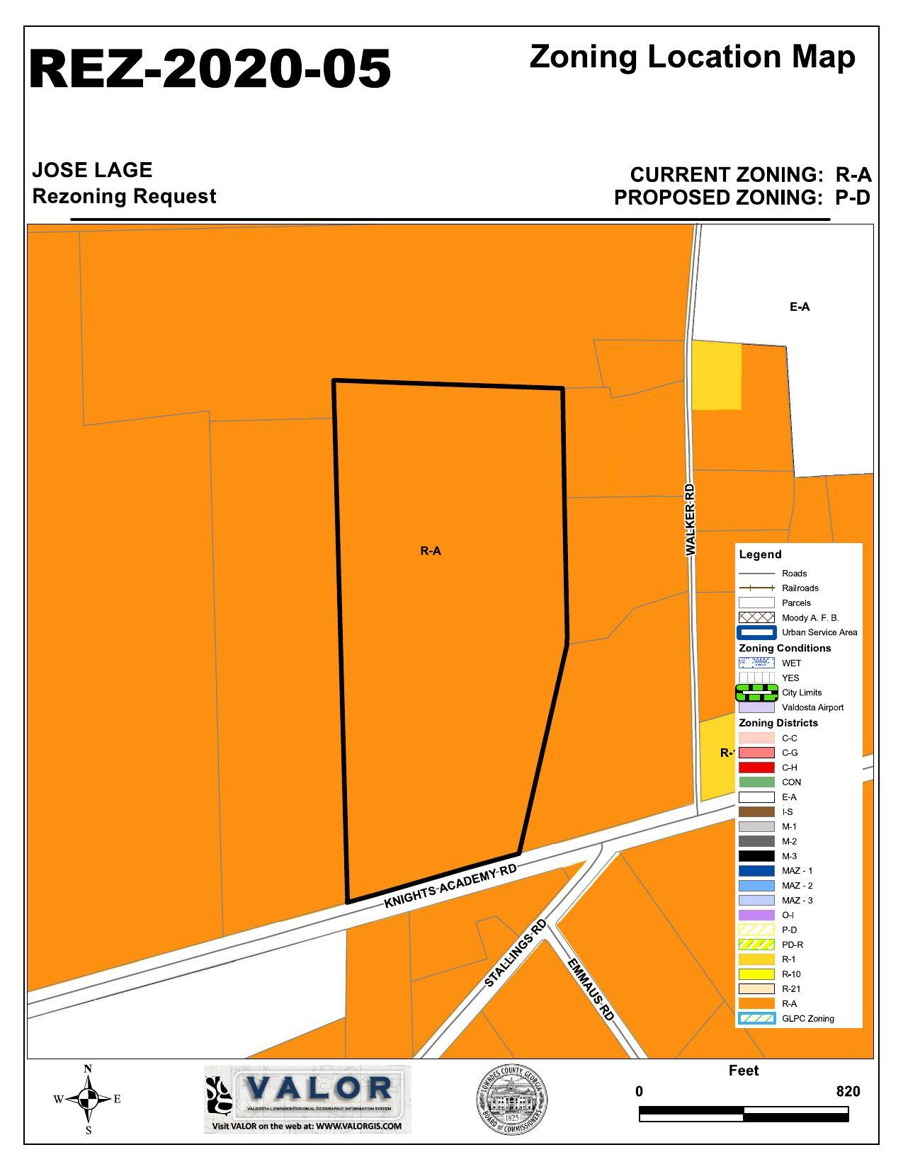 Zoning Location Map