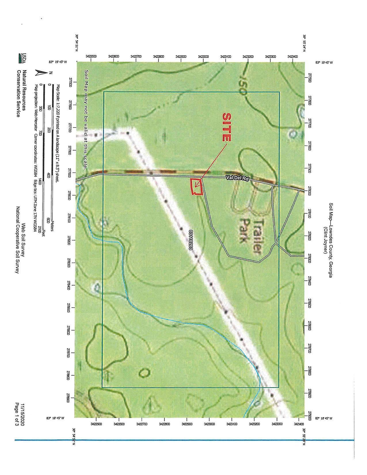 Soil Map site location