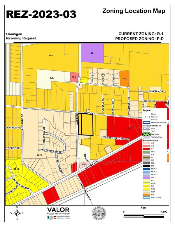 Zoning Location Map