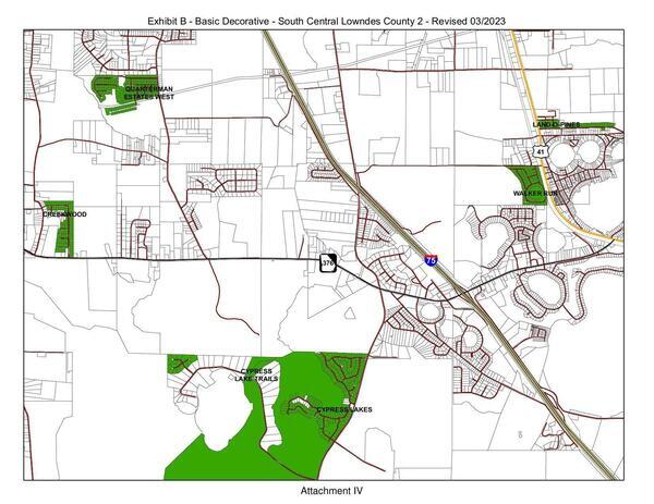 Exhibit B - Basic Decorative - South Central Lowndes County 2 - Revised 03/2023