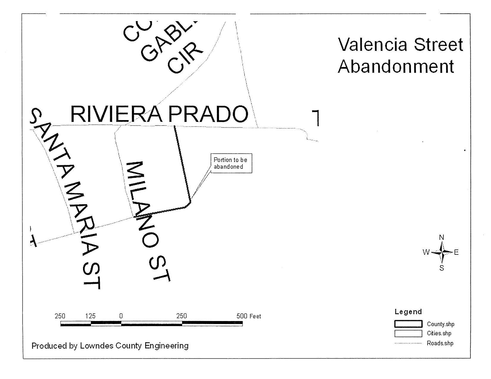 Map: Valencia Street Abandonment