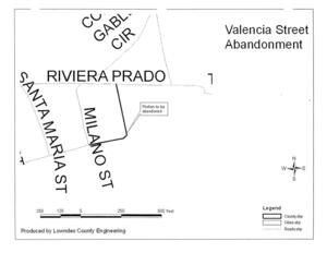 [Map: Valencia Street Abandonment]