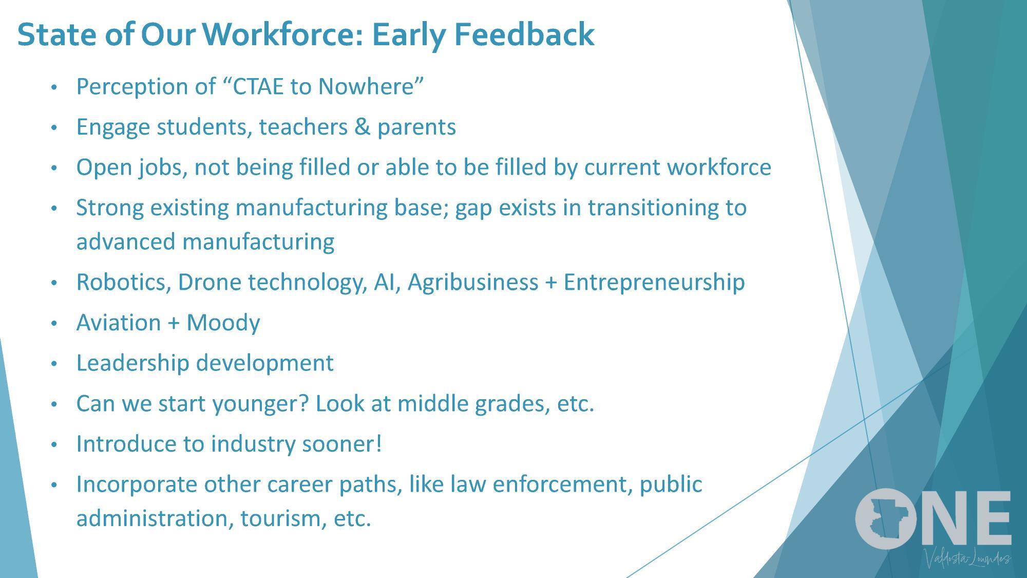 State of Our Workforce: Early Feedback