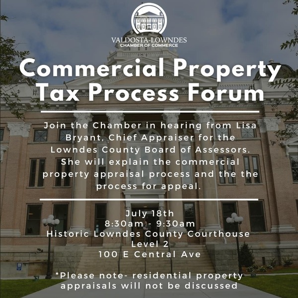 Commercial Property Tax Process Forum 2024-07-18