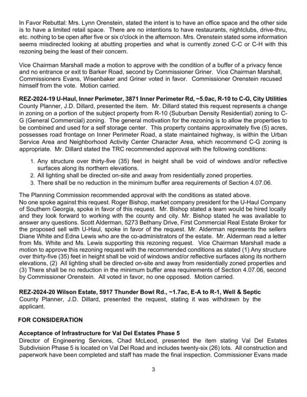 3. There shall be no reduction in the minimum buffer area requirements of Section 4.07.06.