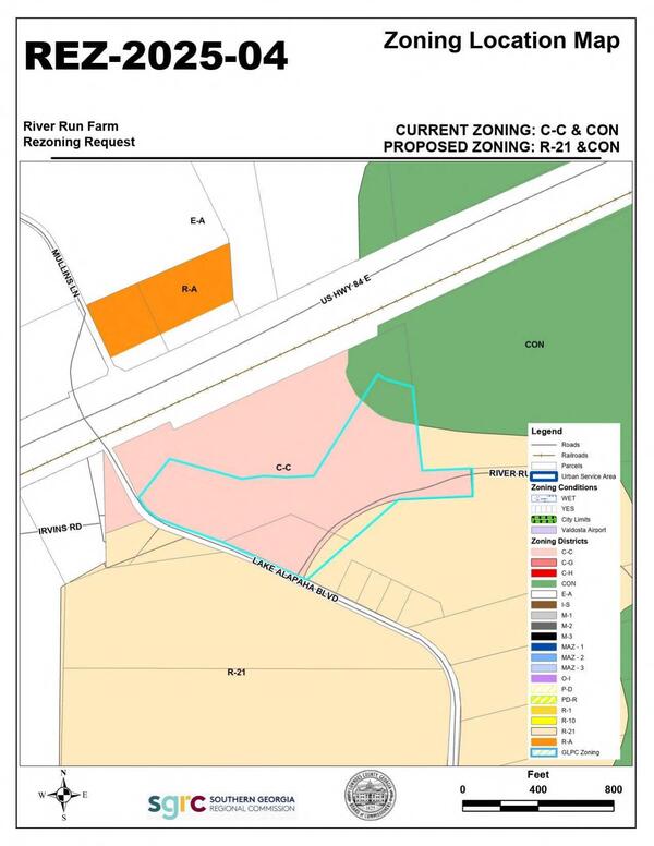 Zoning Location Map