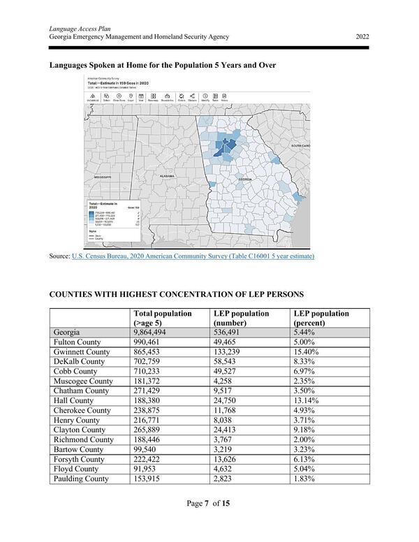 Language Access Plan