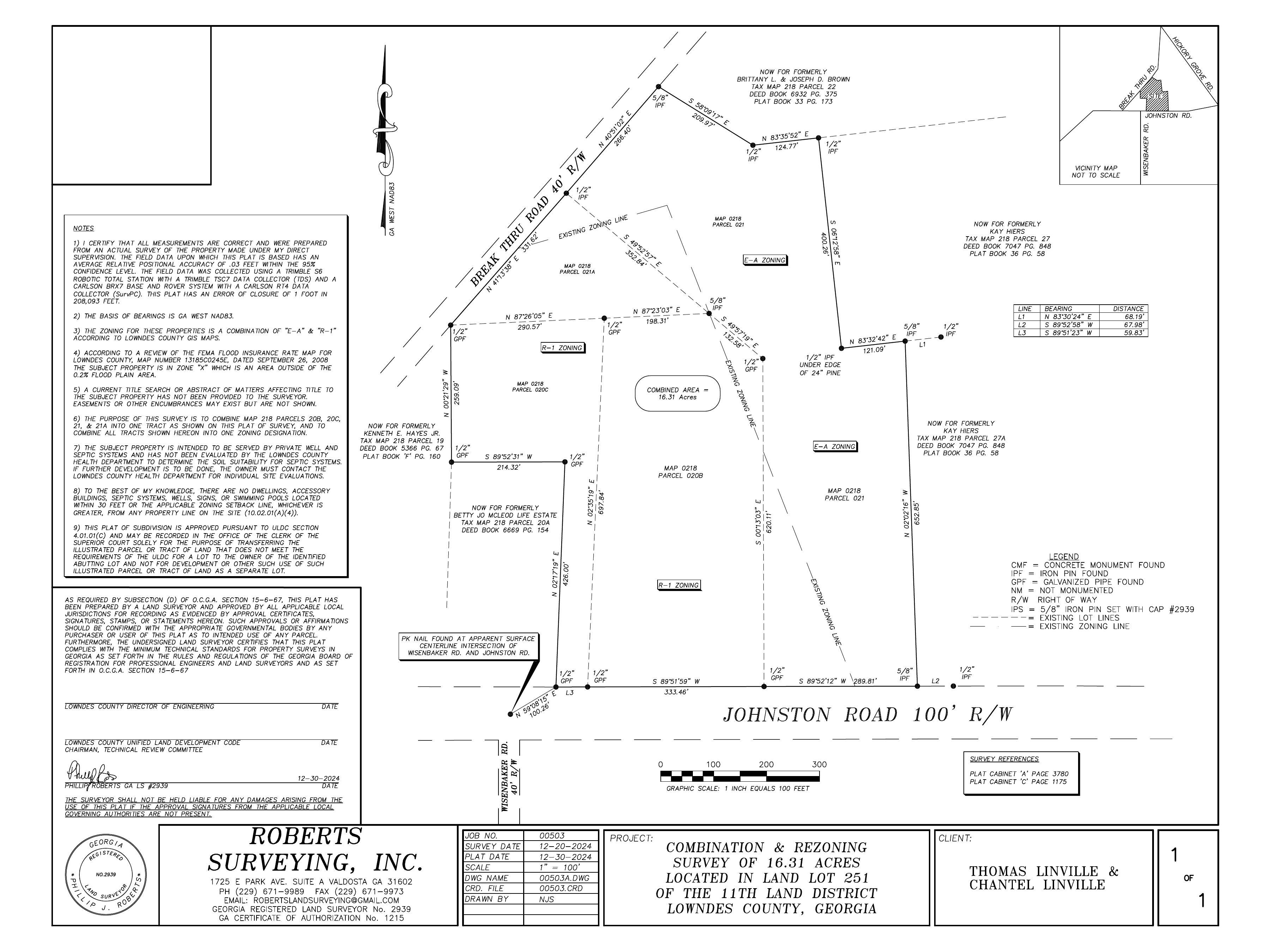 Survey Plat