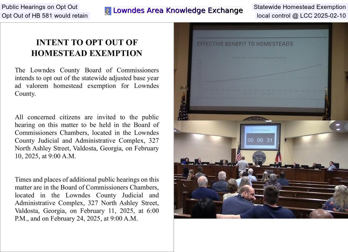 [Collage @ LCC Public Hearing 10 February 2025]