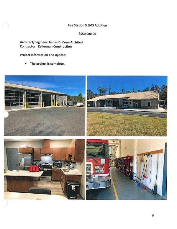 Fire Station 5 EMS Addition $550,000.00