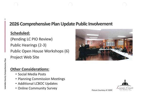 2026 Comprehensive Plan Update Public Involvement