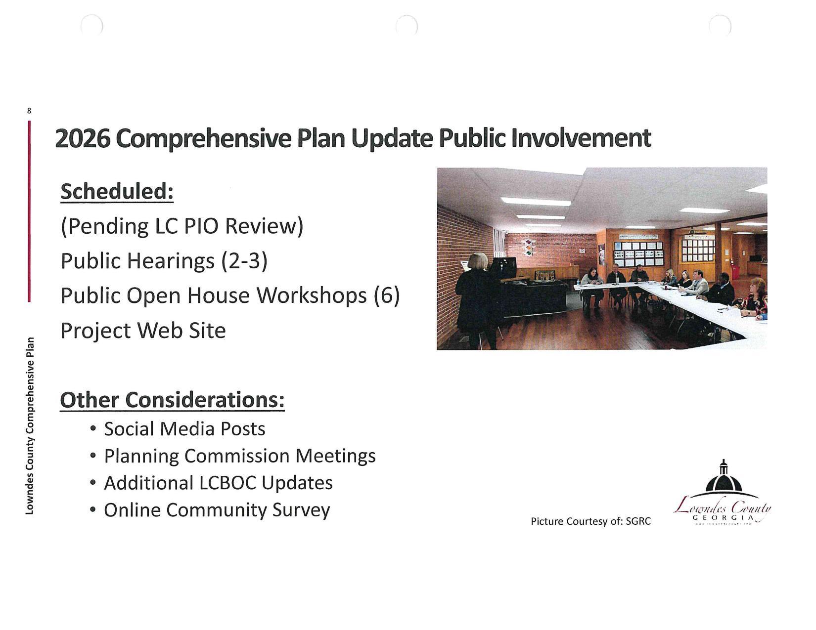 2026 Comprehensive Plan Update Public Involvement