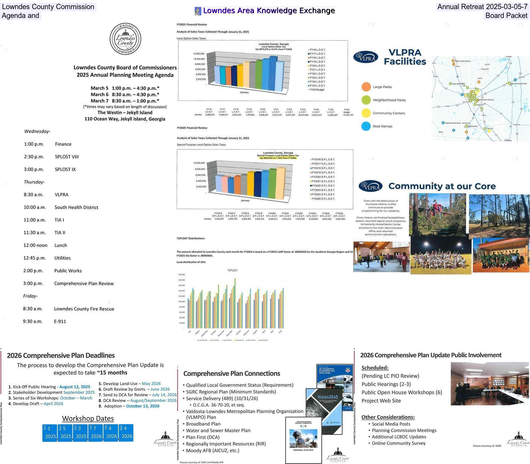 Lowndes County Commission, Annual Retreat 2025-03-05-7, Agenda and Board Packet