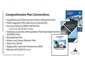 [Comprehensive Plan Connections]