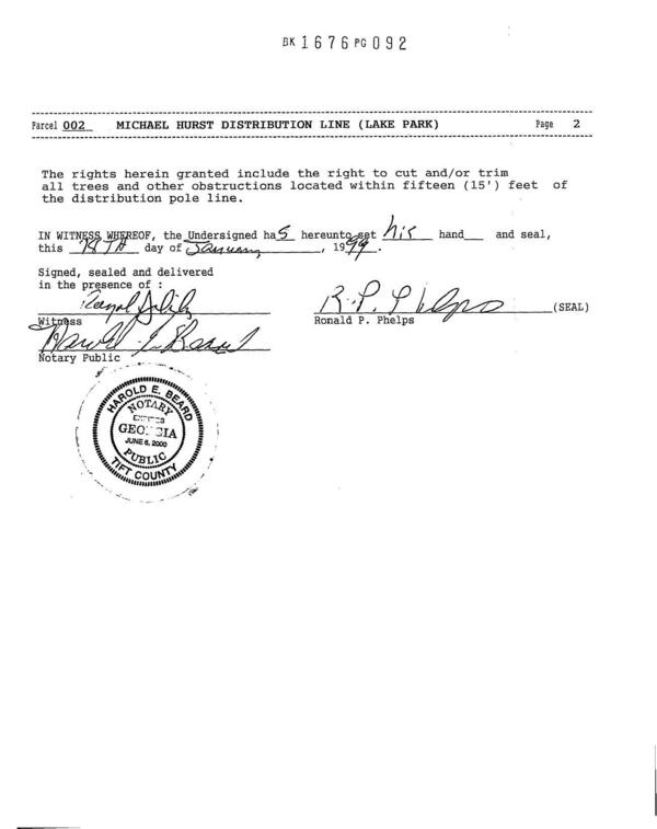 Signed, sealed,* and delivered