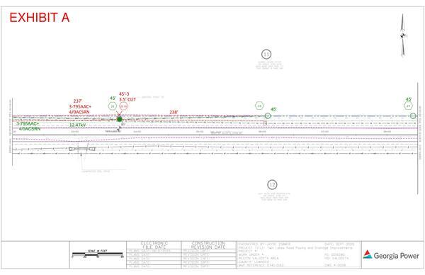 Map: Engineering for power line easement, Twin Lakes Road (9 of 14)