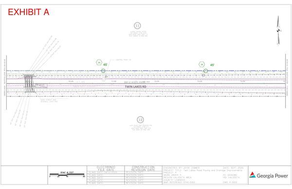 Map: Engineering for power line easement, Twin Lakes Road (10 of 14)