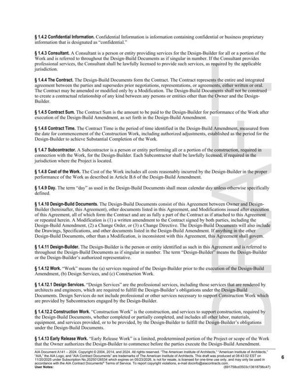 of this Agreement, all of which form the Contract and are as fully a part of the Contract as if attached to this Agreement