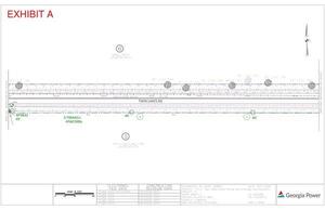 [Map: Engineering for power line easement, Twin Lakes Road (5 of 14)]