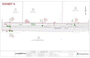 [Map: Engineering for power line easement, Twin Lakes Road (7 of 14)]