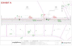 [Map: Engineering for power line easement, Twin Lakes Road (13 of 14)]